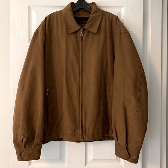 Jos. A. Bank Other - Jos A Banks Brown Suede Jacket with Removable Lining - Size Large